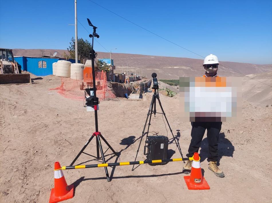 Estación meteorológica de Biomás instalada en el punto RA-02
